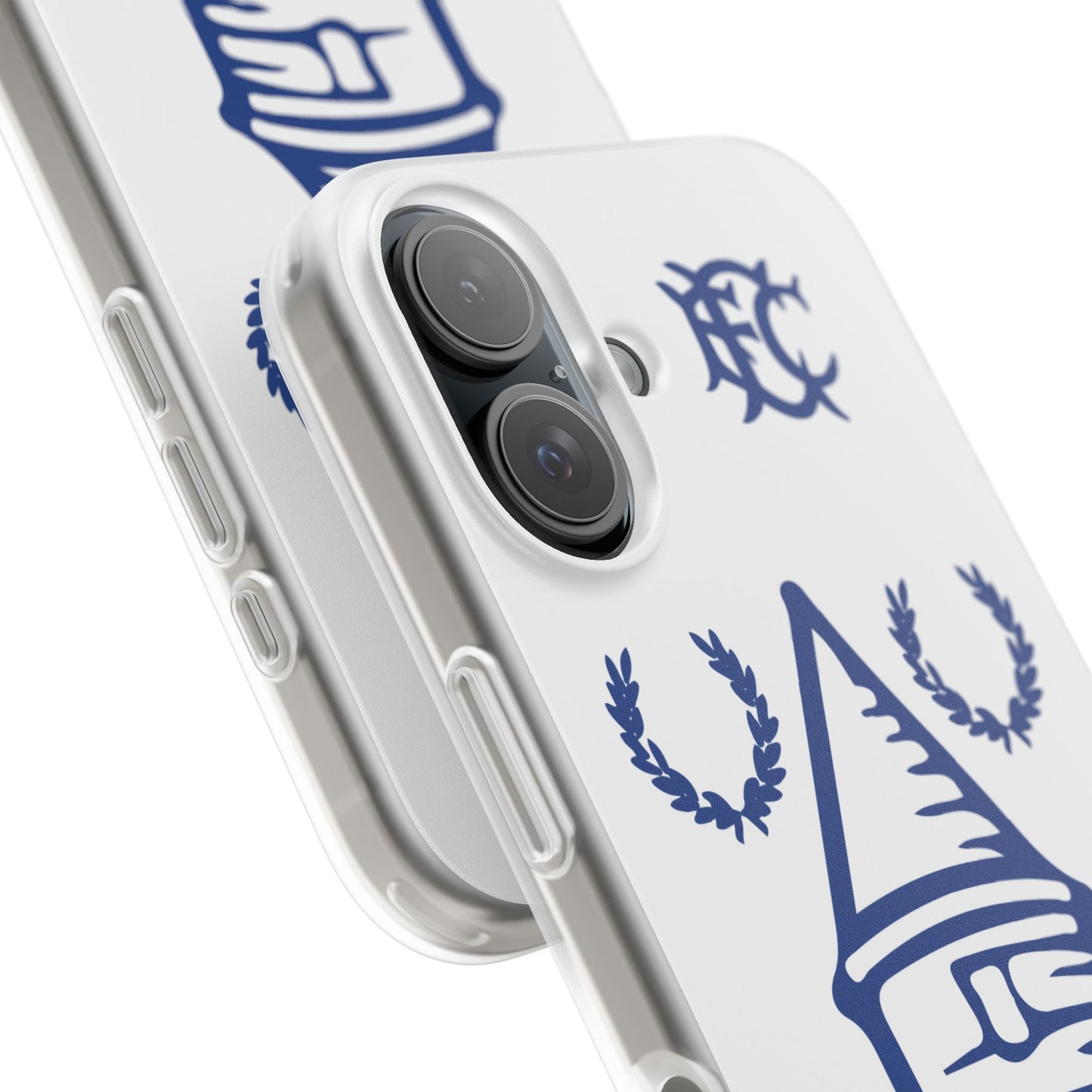 Everton Tower & Monogram White iPhone Flexi Case - iPhone 16, 15, 14 Plus/Pro/Pro Max