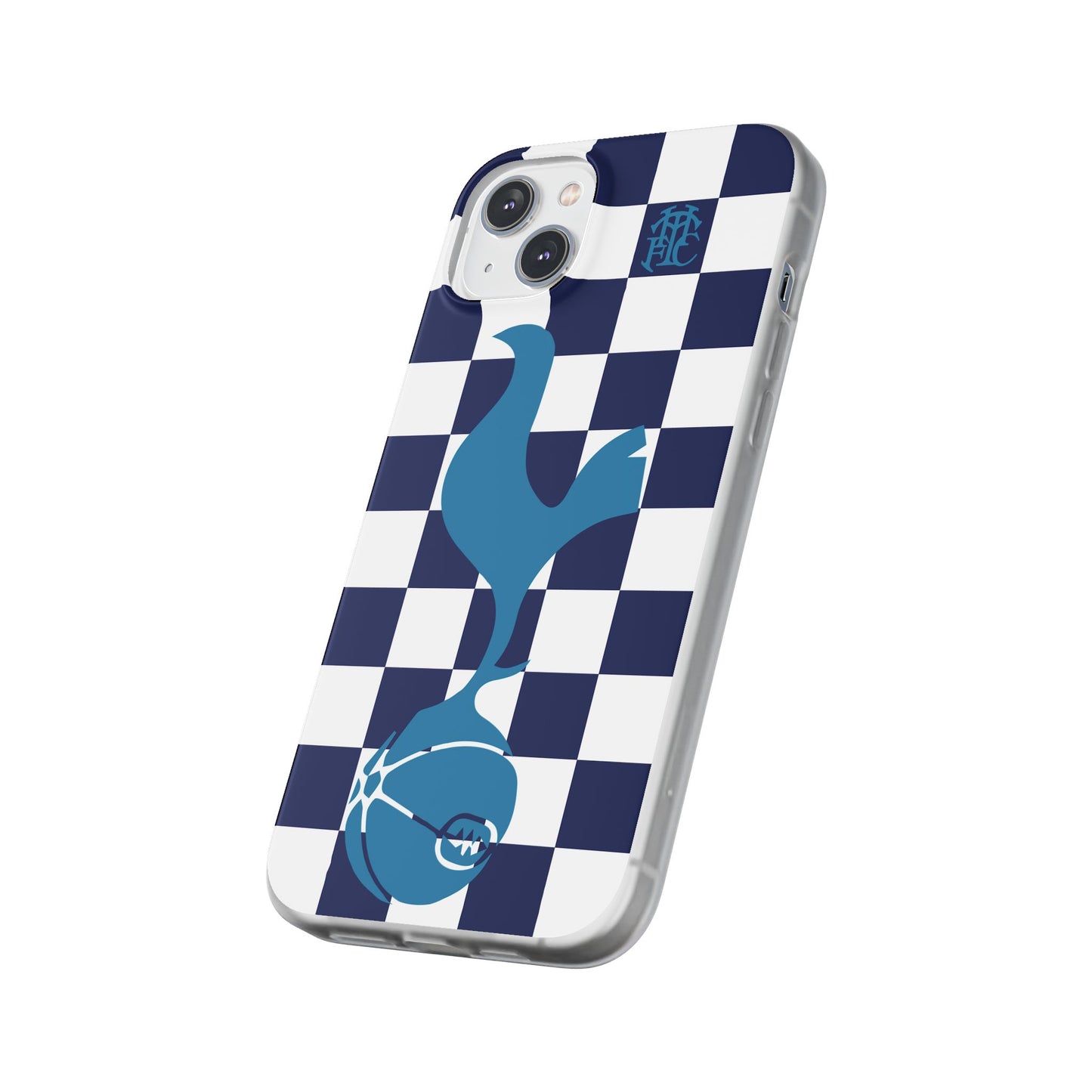 Tottenham Hotspur Chequered iPhone Flexi Case - iPhone 16, 15, 14, Plus/Pro/Pro Max