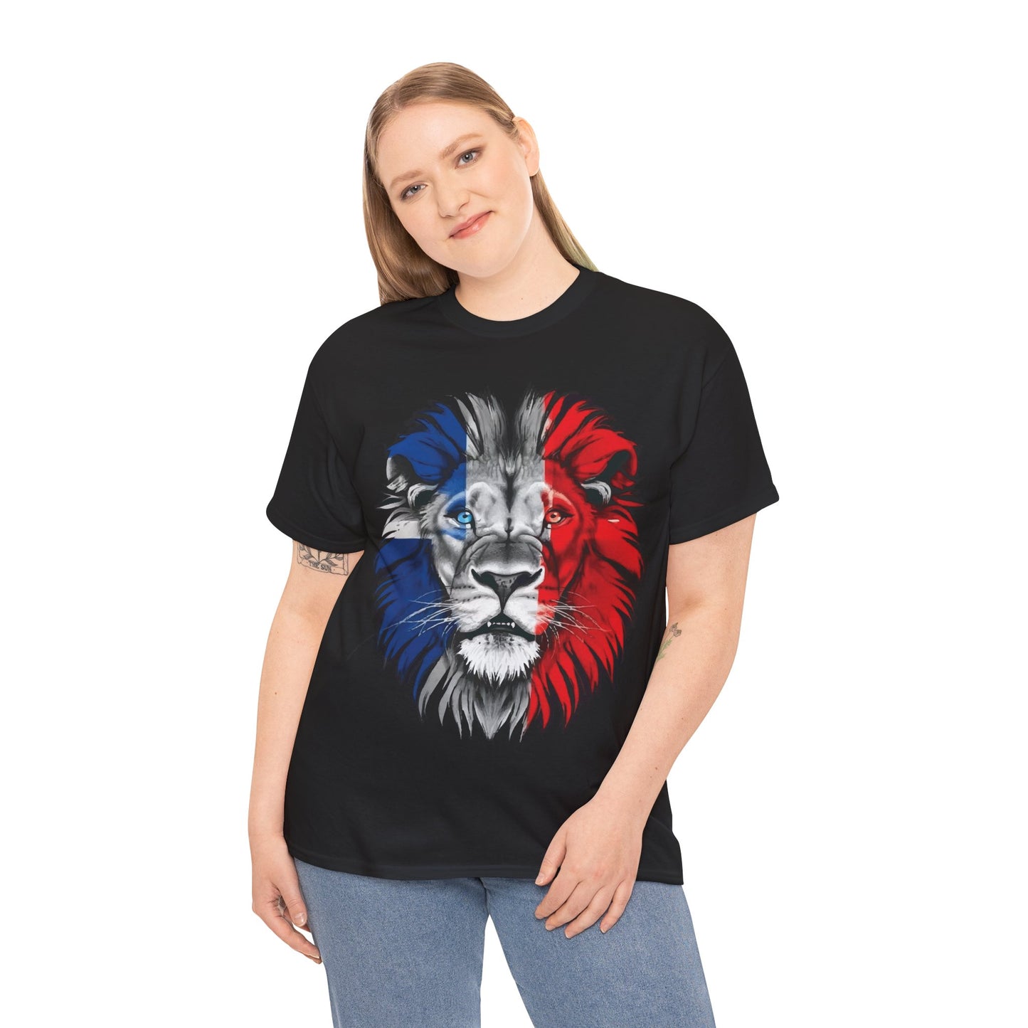 Great Britain Lion Black Unisex Heavy Cotton T-Shirt