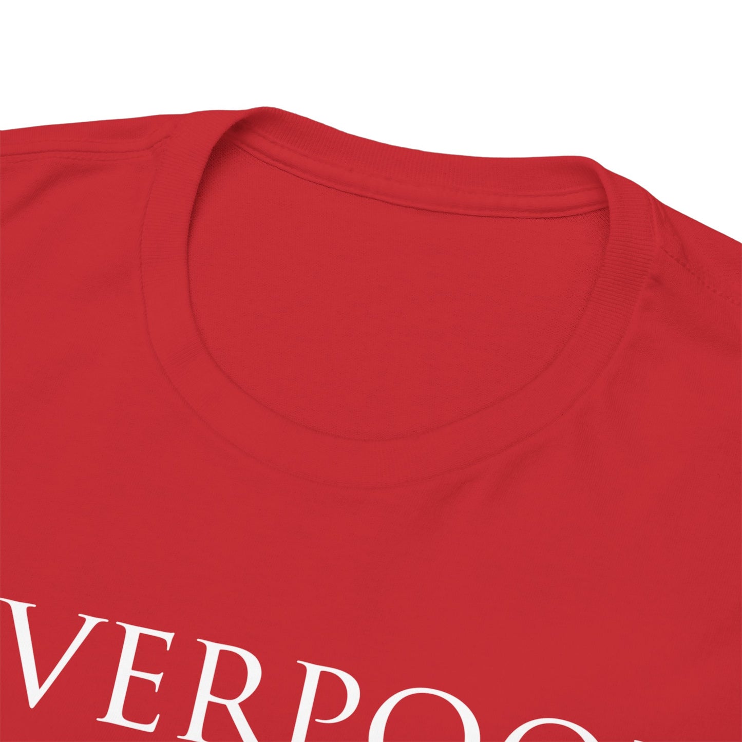 Liverpool 20 Champions Unisex Heavy Cotton T-Shirt - Red/White/Black/Charcoal/Gold