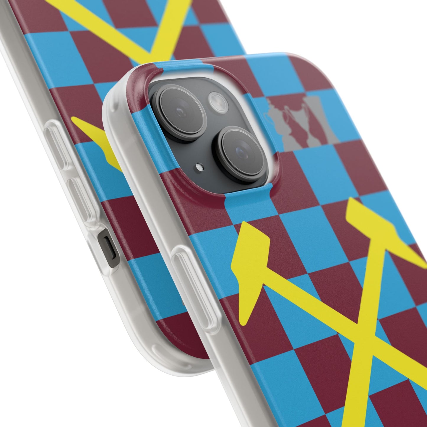 West Ham United Claret & Blue iPhone Flexi Case - iPhone 16, 15, 14, Plus/Pro/Pro Max