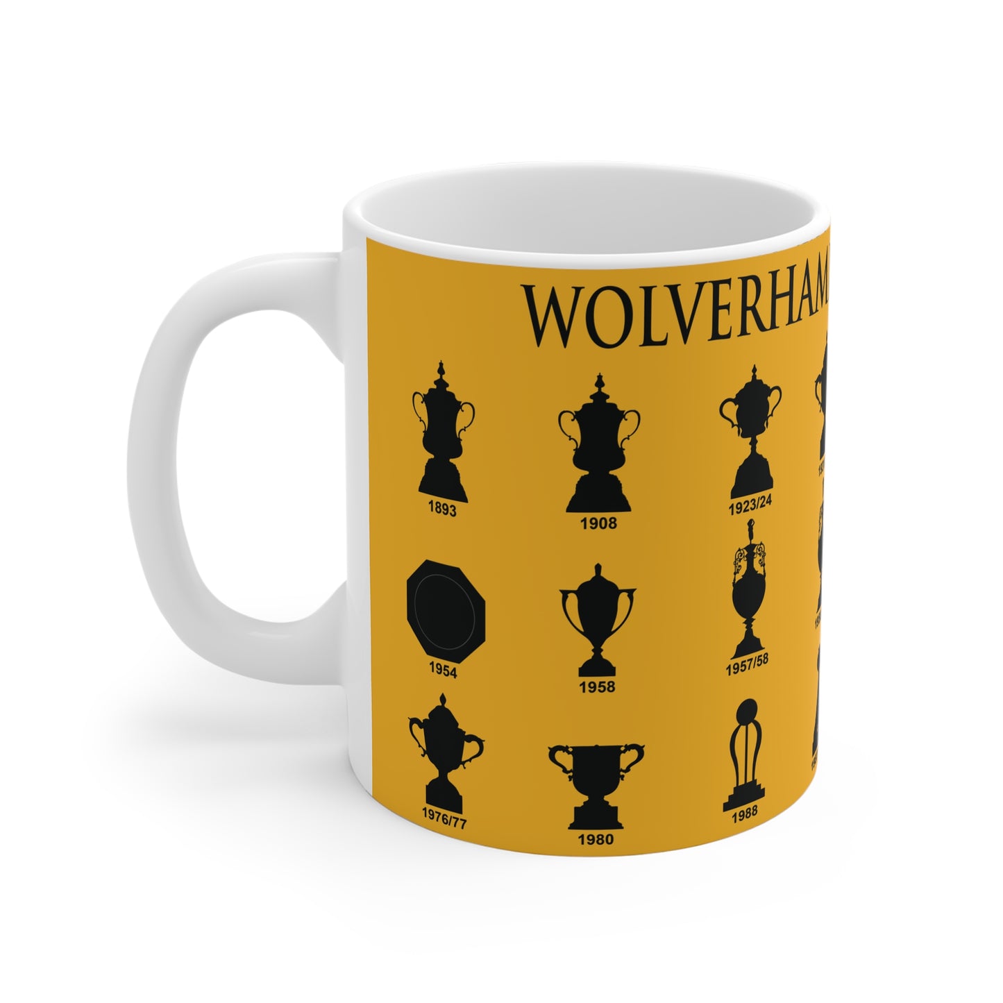 Wolverhampton Wanderers Trophies Collection Mug - Gold
