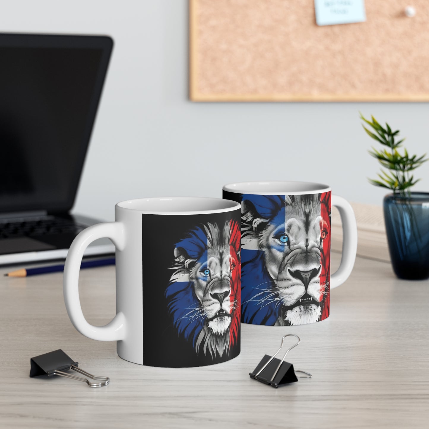 Great Britain Union Jack Lion design 11oz Mug