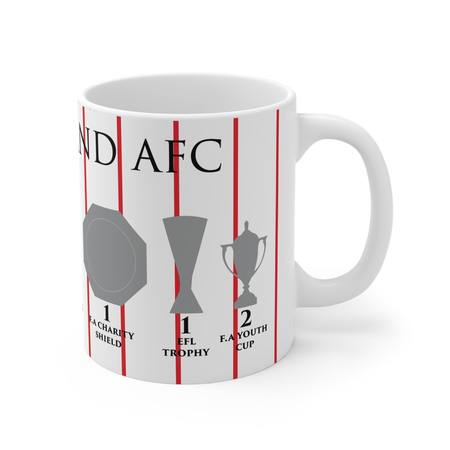 Sunderland Trophies Mug - White