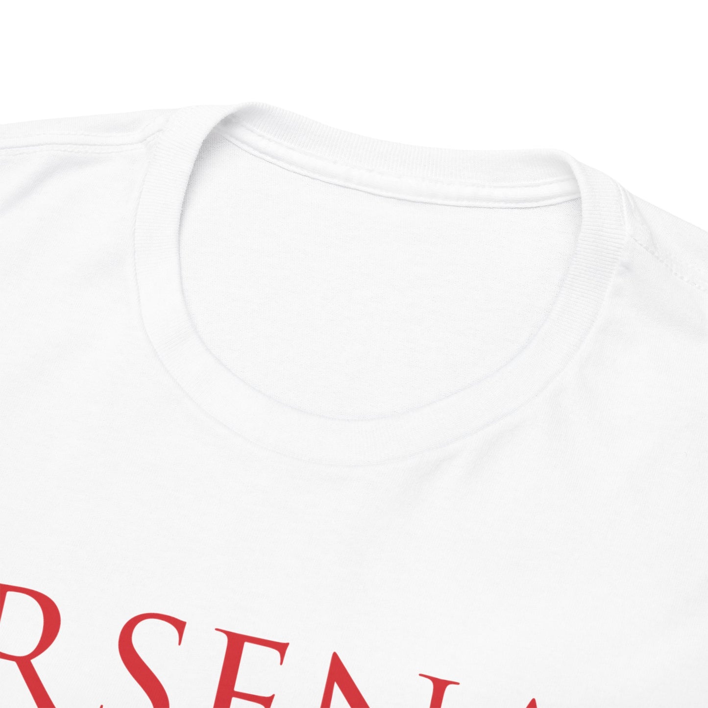Arsenal Cannon & Trophies Collection Unisex Heavy Cotton T-Shirt - Red/Black/White/Sport Grey/Royal/Gold/Navy
