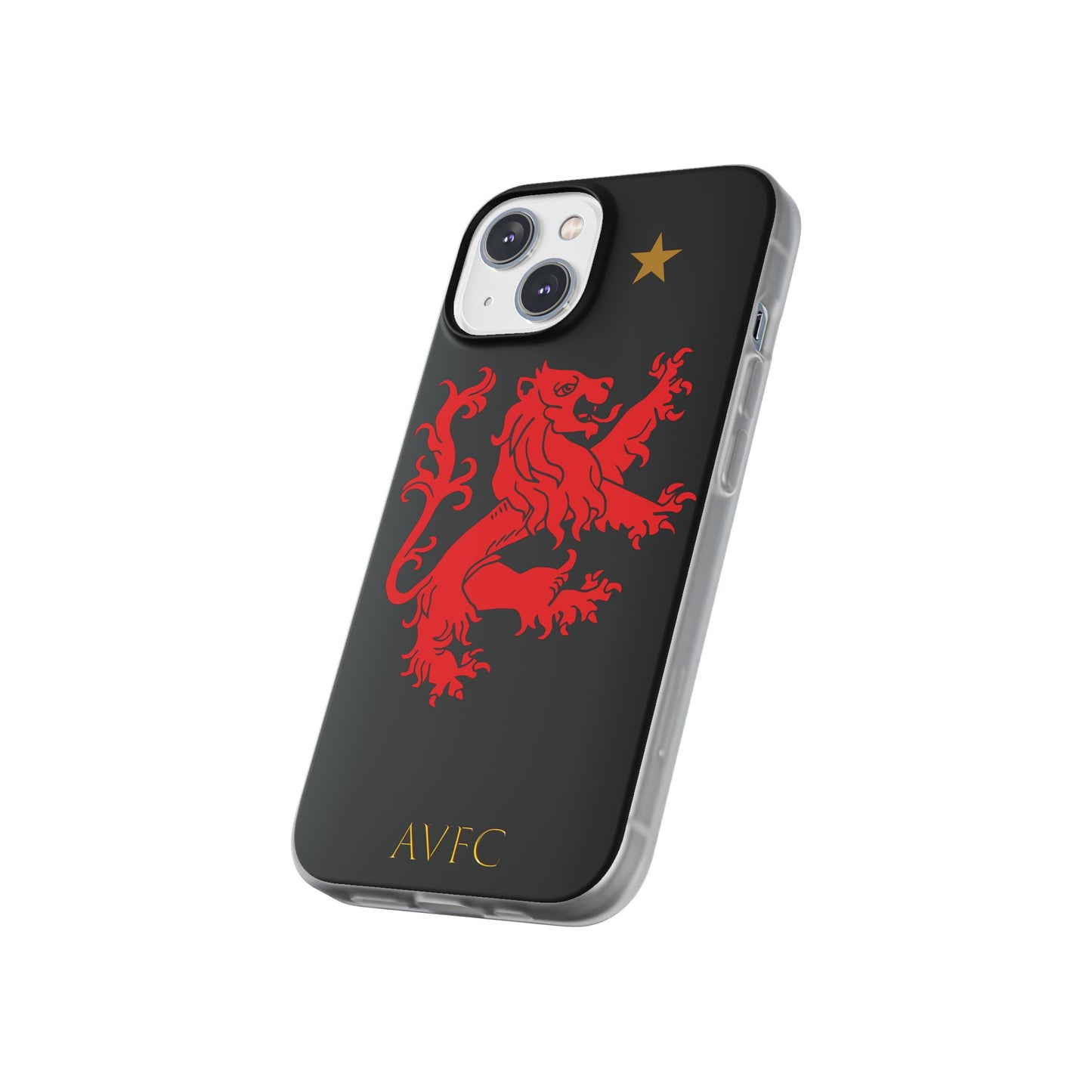 Aston Villa 150th Anniversary iPhone Flexi Case - Black