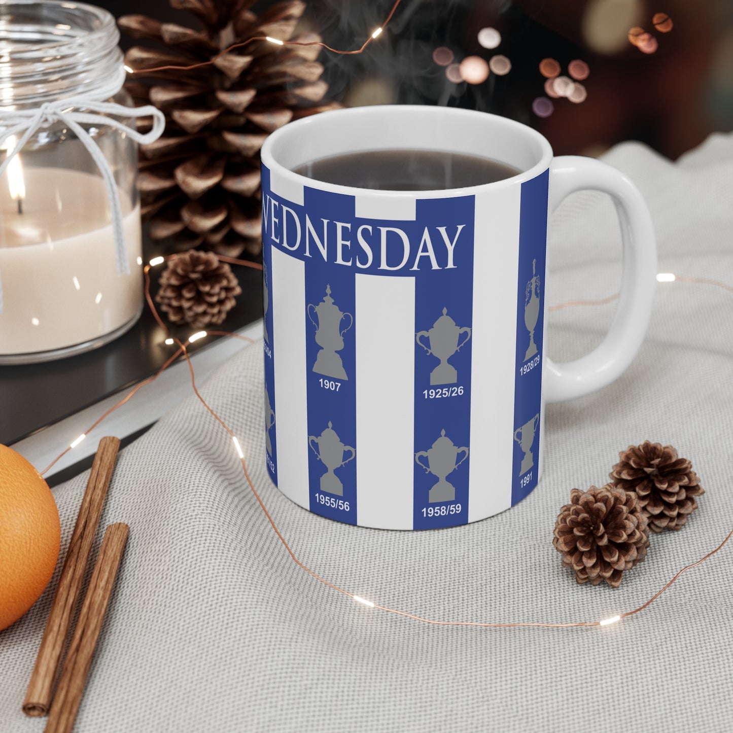Sheffield Wednesday Trophies Collection Mug - White Text Header