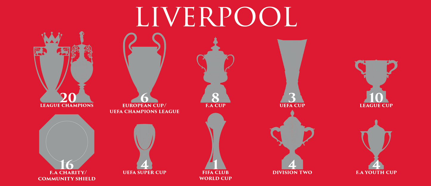 Liverpool Trophies Mug - Red