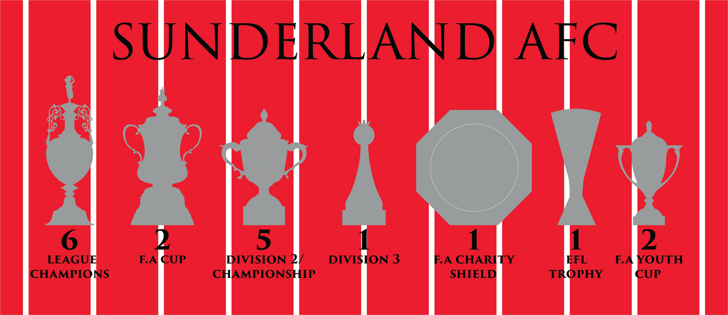 Sunderland Trophies Mug - Red