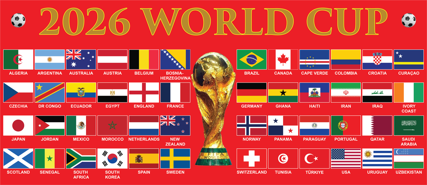 2026 Football World Cup Mug - Red