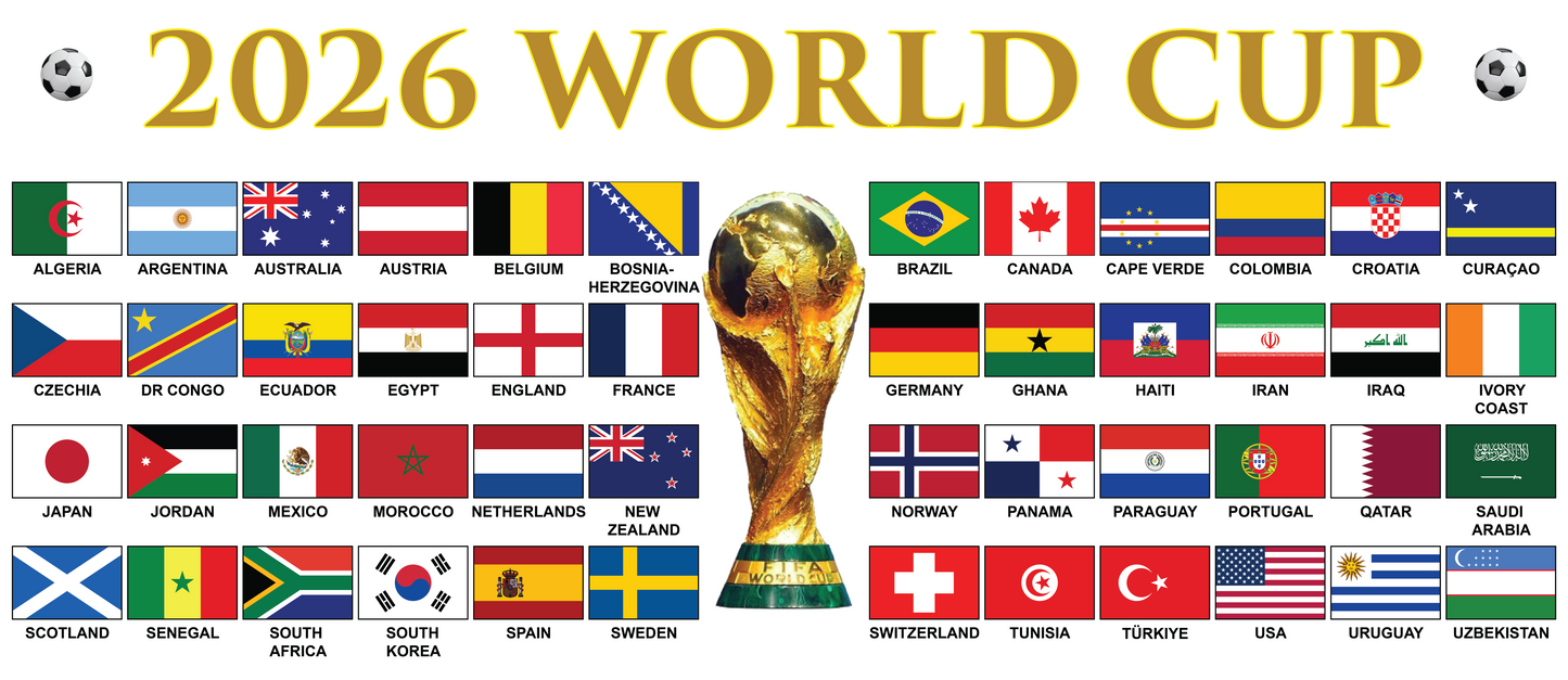 2026 Football World Cup Mug - White