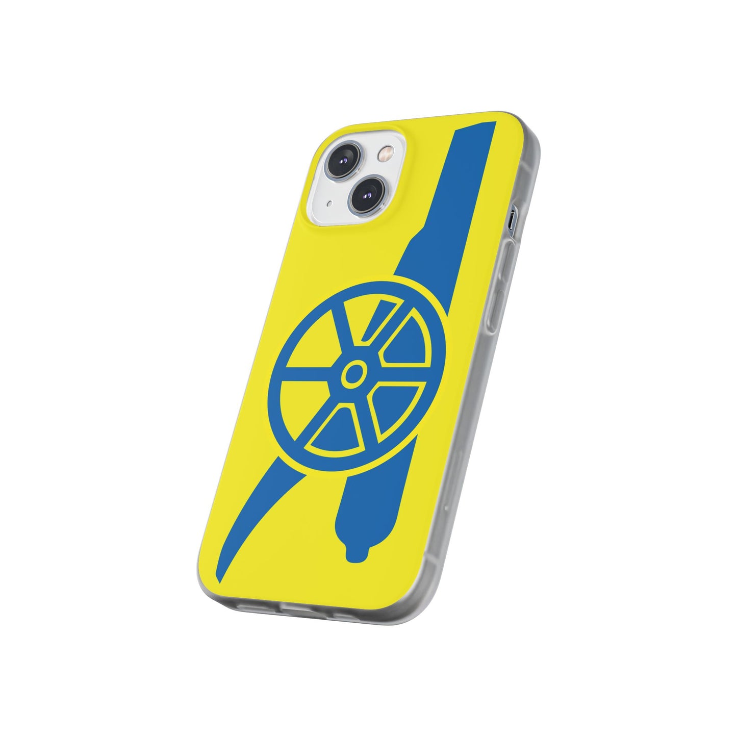 Arsenal Cannon Yellow iPhone Flexi Case - iPhone 16, 15, 14, Plus/Pro/Pro Max