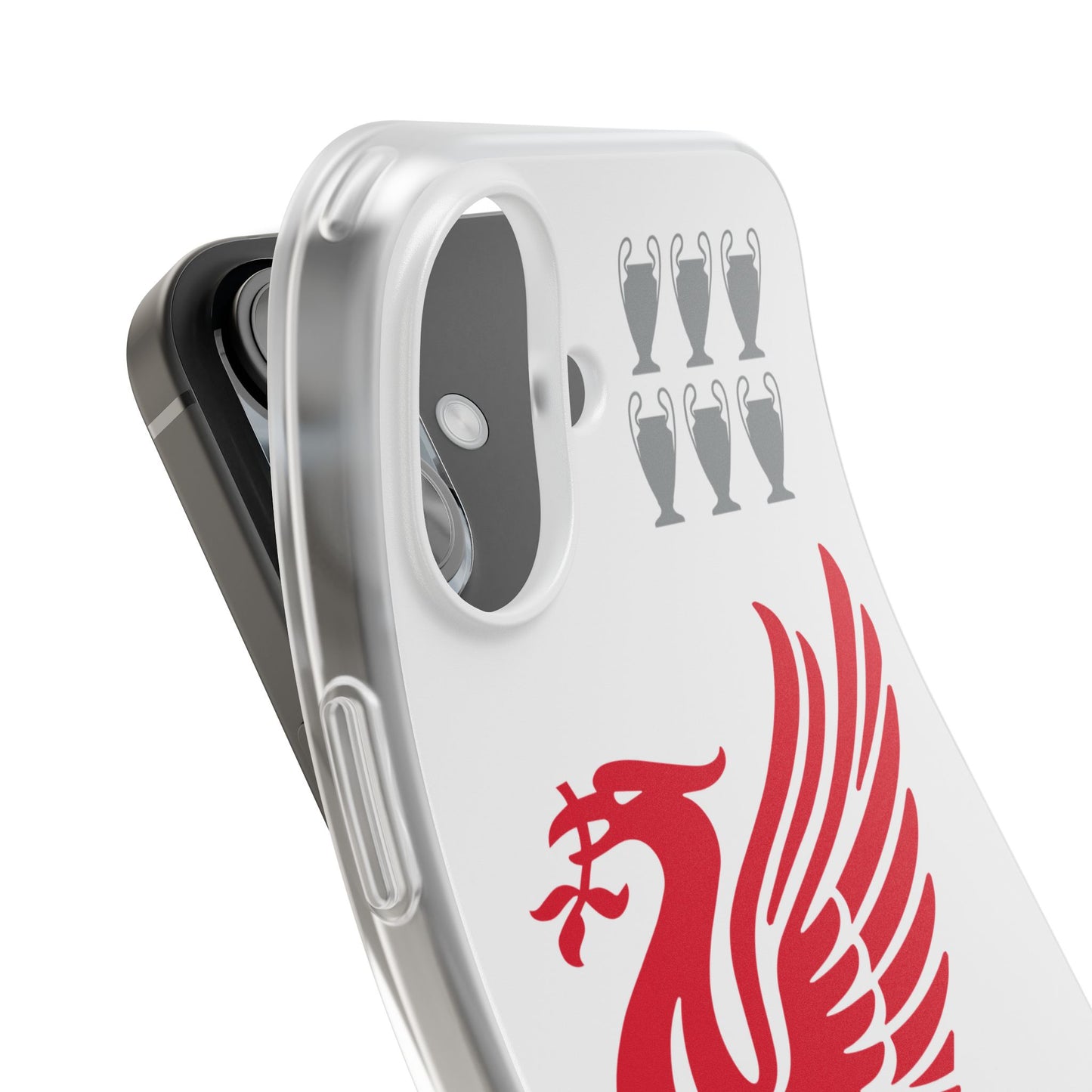 Liverpool White iPhone Flexi Case - iPhone 16, 15, 14, Plus/Pro/Pro Max