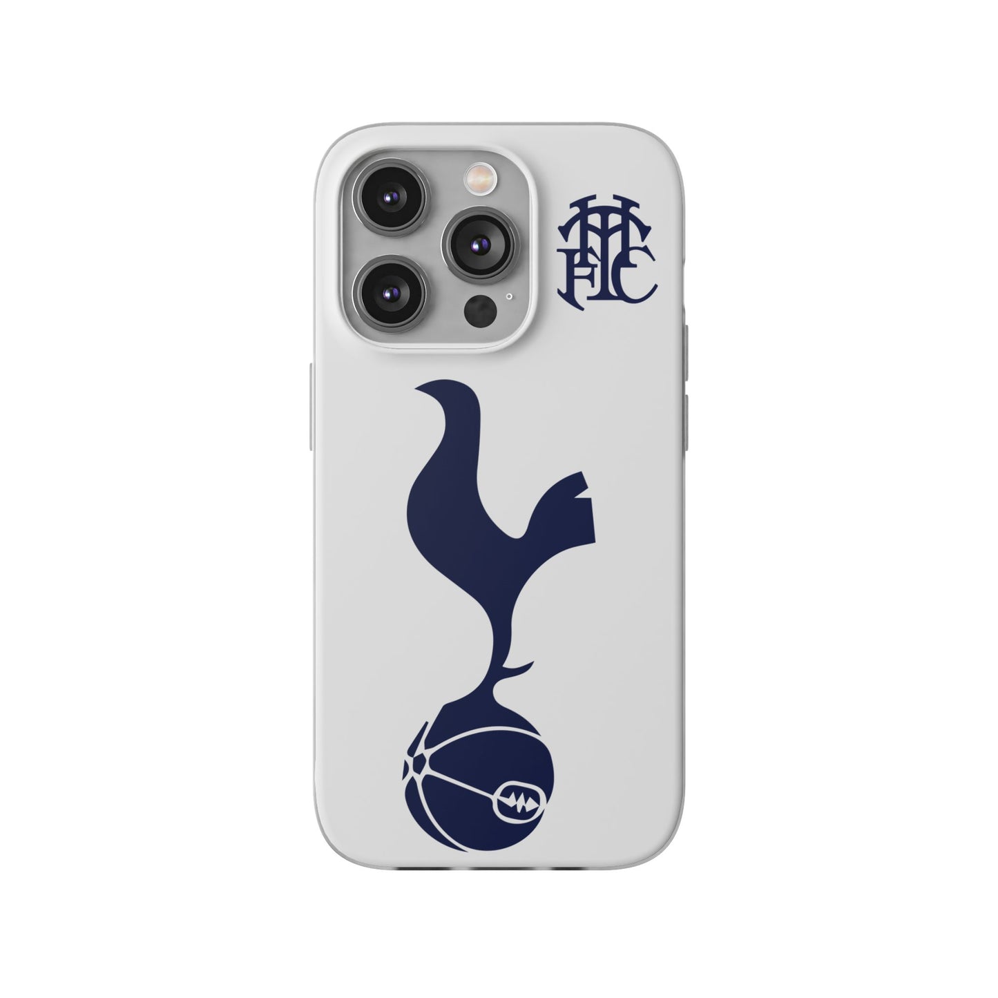 Tottenham Hotspur iPhone Flexi Case - iPhone 16, 15, 14, Plus/Pro/Pro Max - White