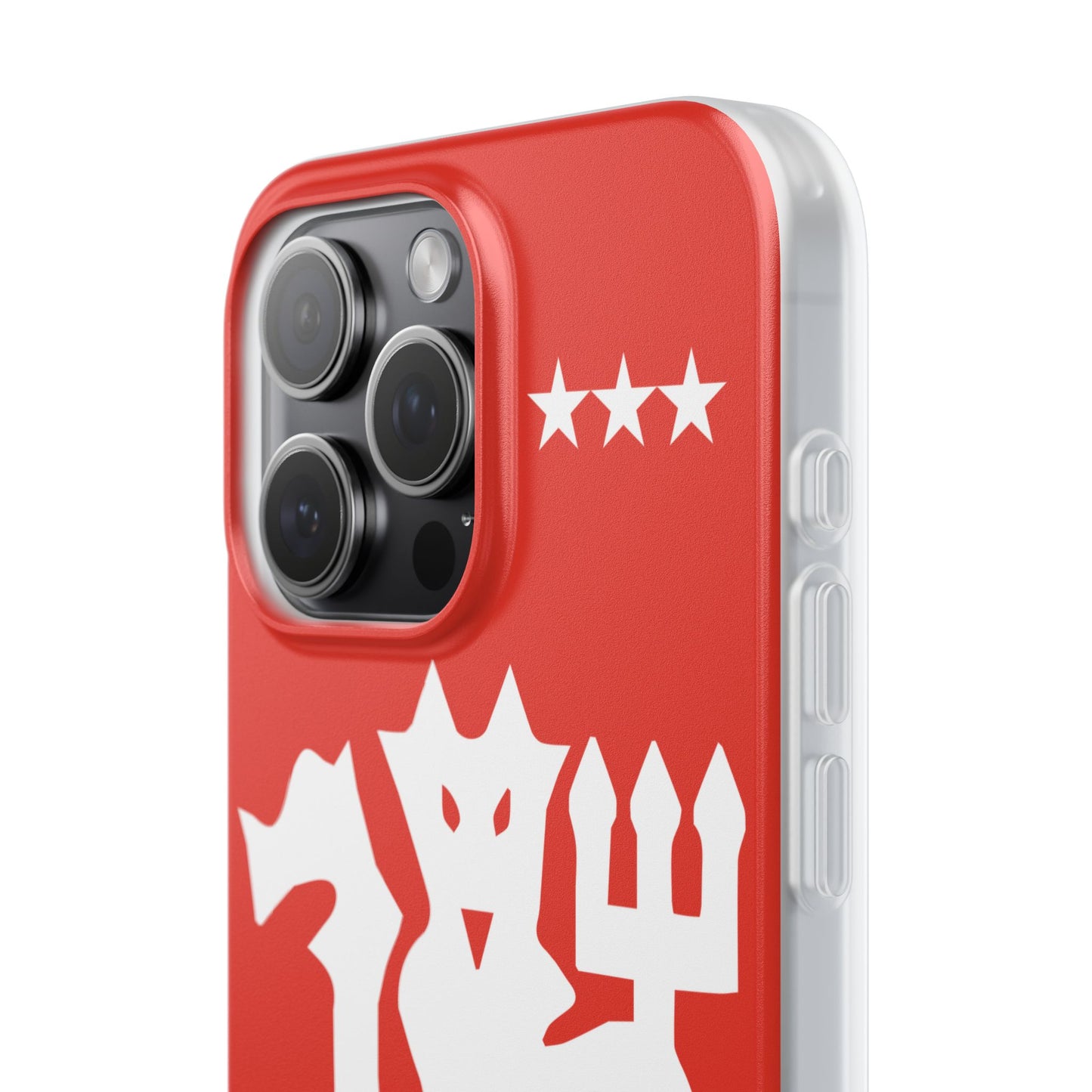 Manchester United iPhone Flexi Case - iPhone 16, 15, 14, Plus/Pro/Pro Max - Red