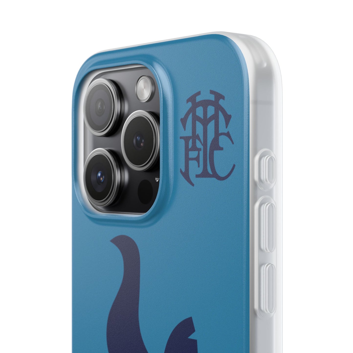 Tottenham Hotspur iPhone Flexi Case - iPhone 16, 15, 14, Plus/Pro/Pro Max - Cyan