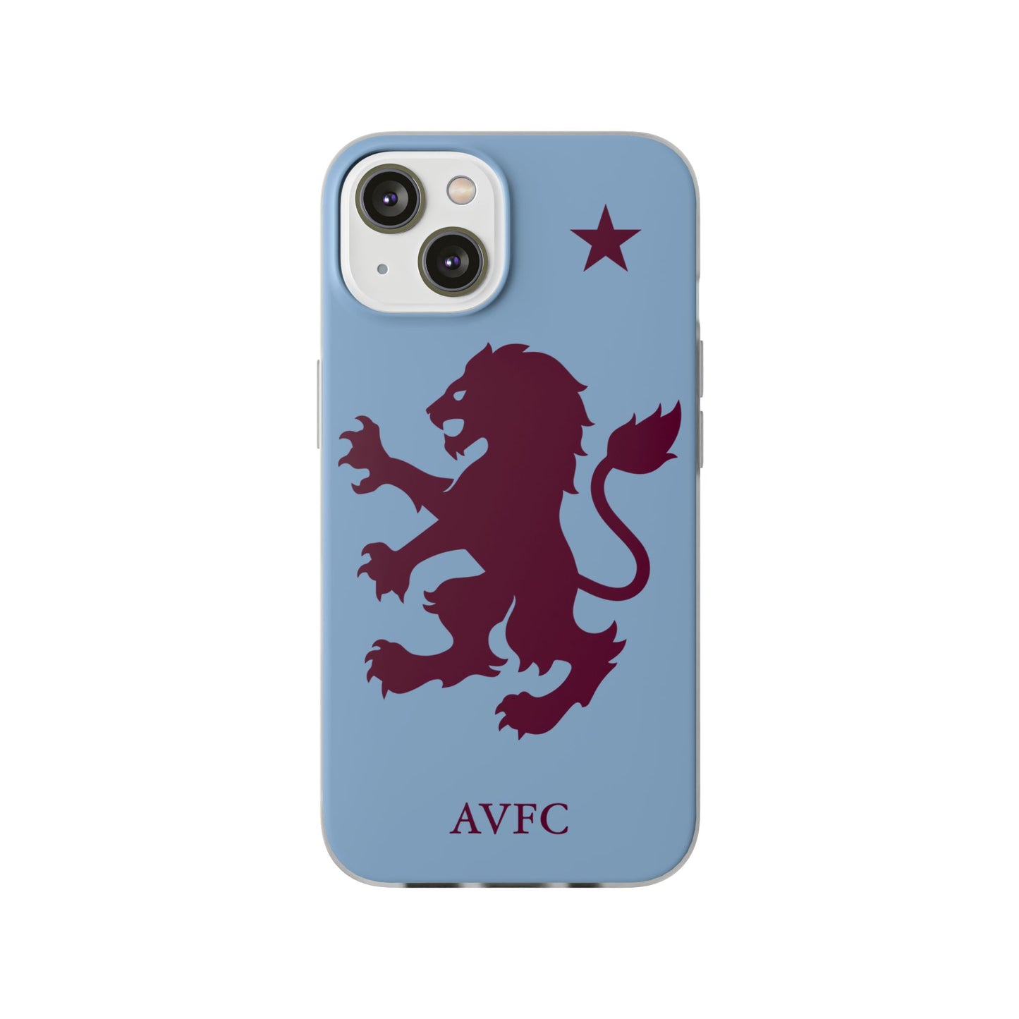 Aston Villa iPhone Flexi Case - iPhone 16, 15, 14, Plus/Pro/Pro Max - Blue