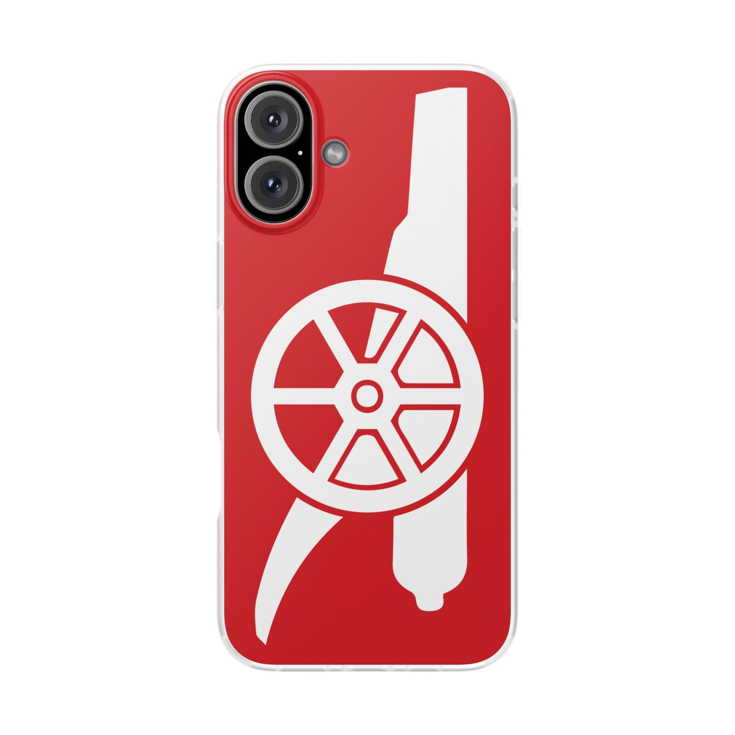 Arsenal Cannon Red iPhone Flexi Case - iPhone 16, 15, 14, Plus/Pro/Pro Max