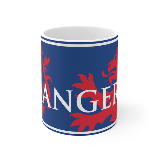 Rangers Lion Mug - Blue