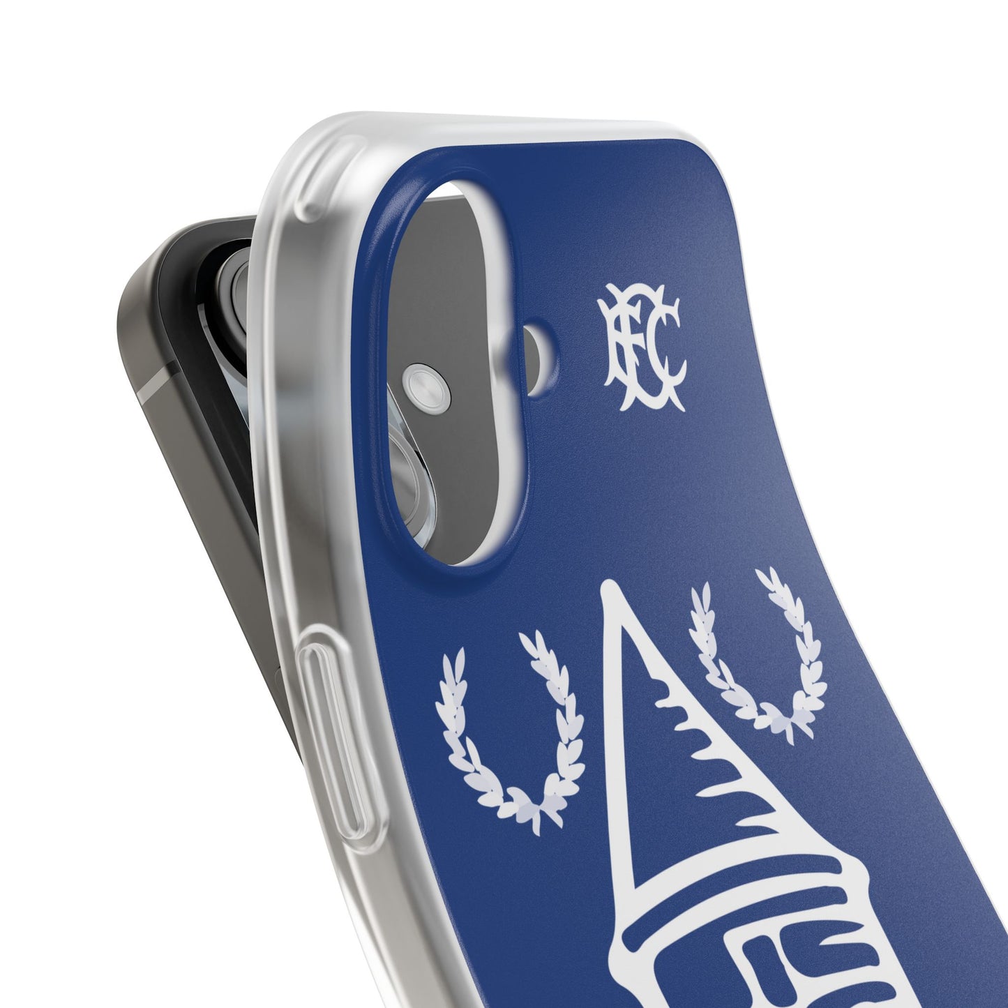 Everton Tower & Monogram Blue iPhone Flexi Case - iPhone 16, 15, 14, Plus/Pro/Pro Max