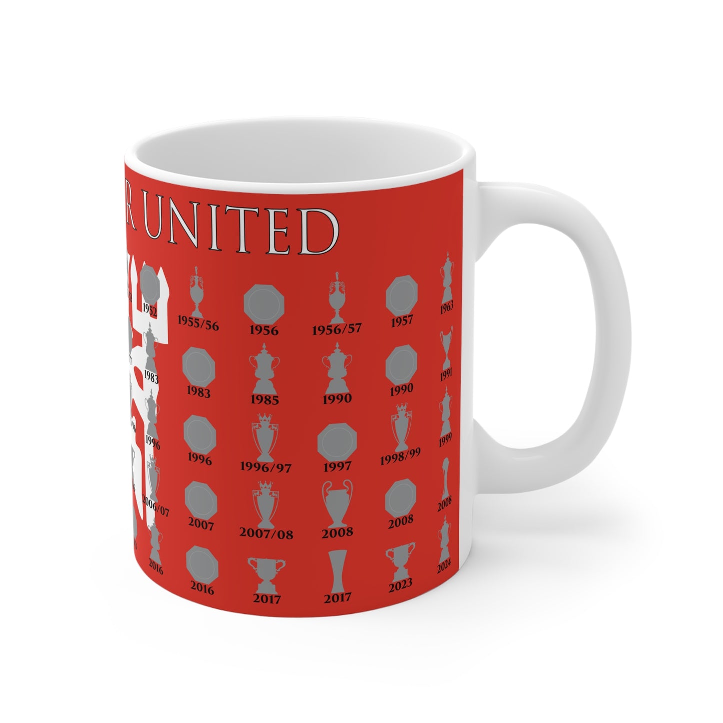 Manchester United Trophies Collection & Devil Mug - Red