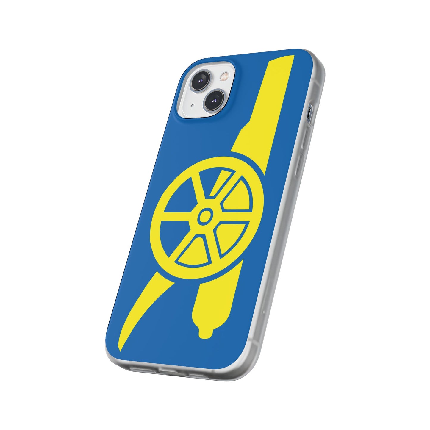 Arsenal Cannon Blue iPhone Flexi Case - iPhone 16, 15, 14, Plus/Pro/Pro Max