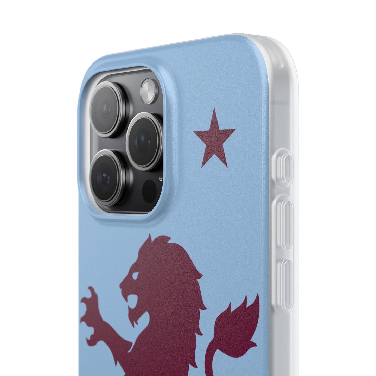 Aston Villa iPhone Flexi Case - iPhone 16, 15, 14, Plus/Pro/Pro Max - Blue