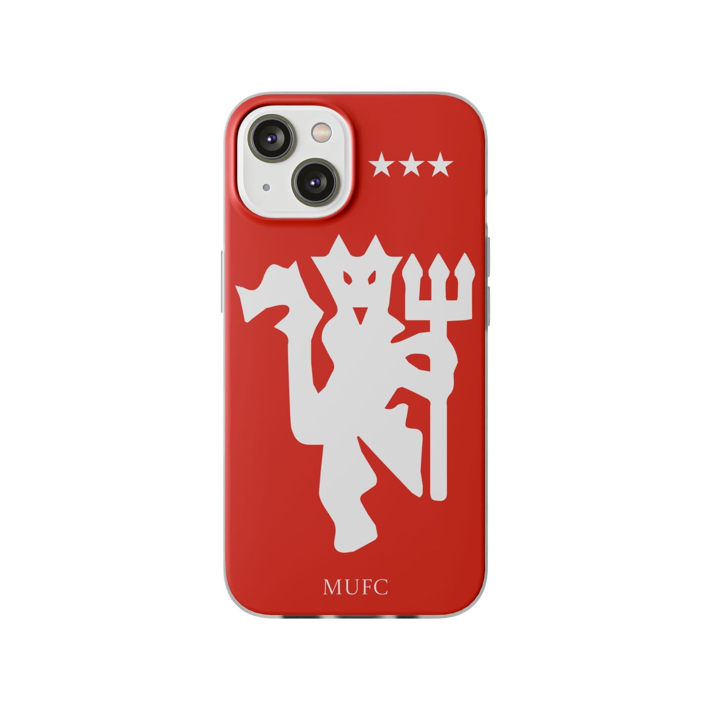 Manchester United iPhone Flexi Case - iPhone 16, 15, 14, Plus/Pro/Pro Max - Red