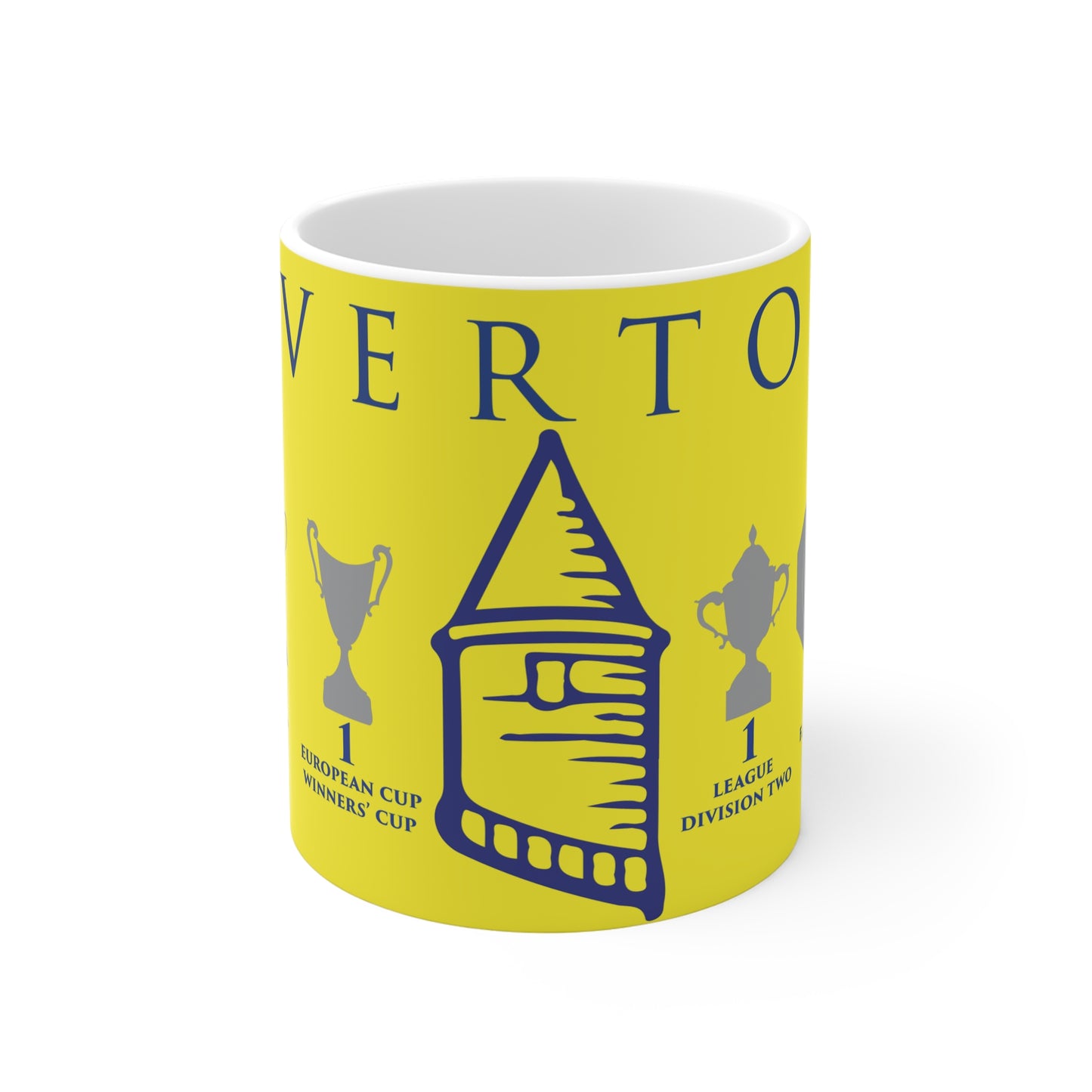 Everton Trophies & Tower Mug - Yellow