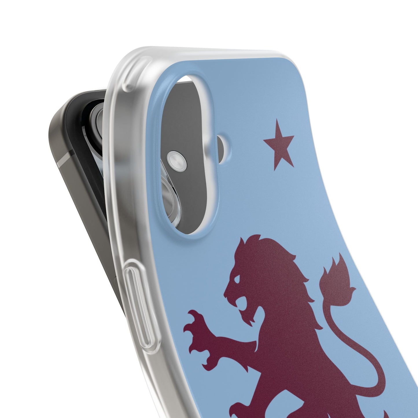 Aston Villa iPhone Flexi Case - iPhone 16, 15, 14, Plus/Pro/Pro Max - Blue