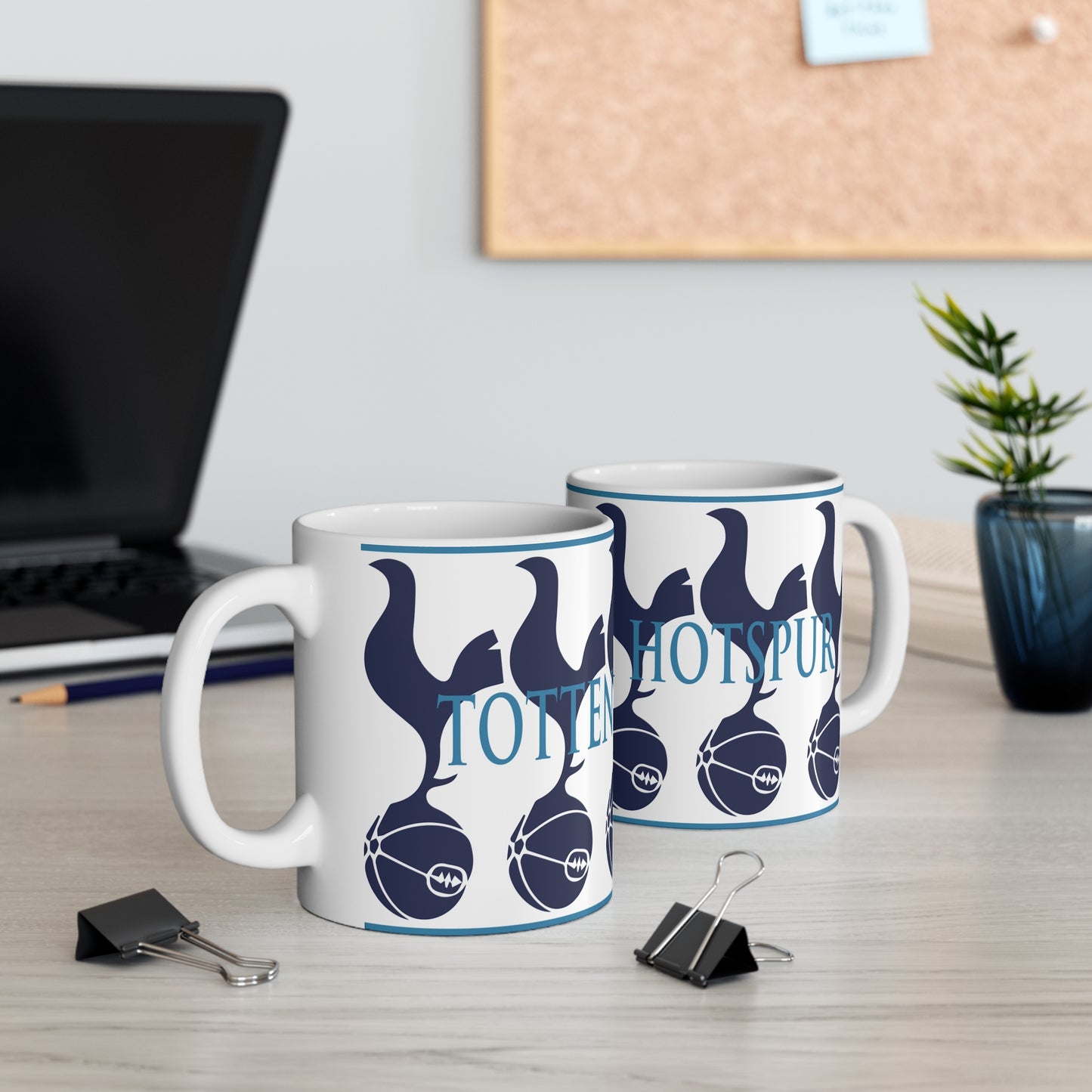 Tottenham Hotspur Cockerels Mug - White