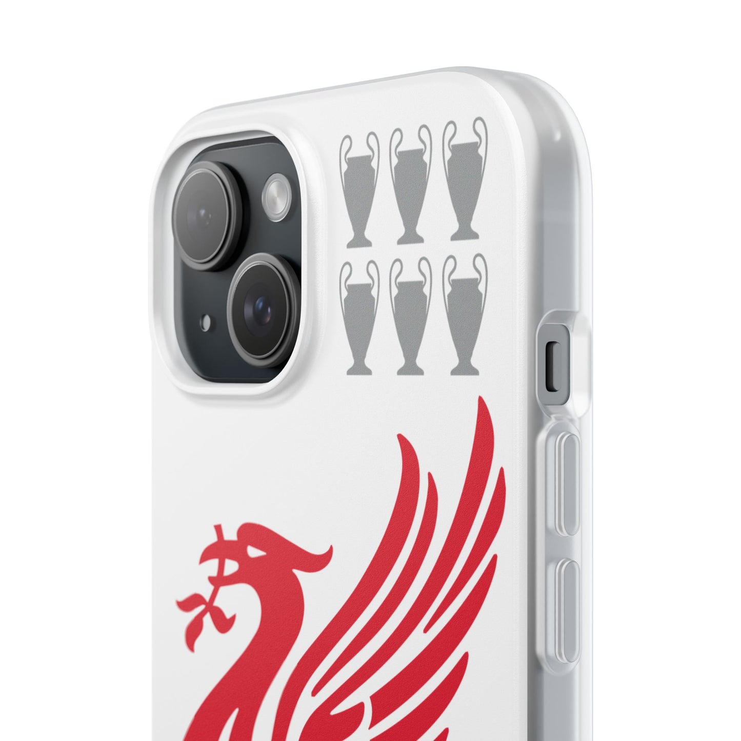 Liverpool White iPhone Flexi Case - iPhone 16, 15, 14, Plus/Pro/Pro Max