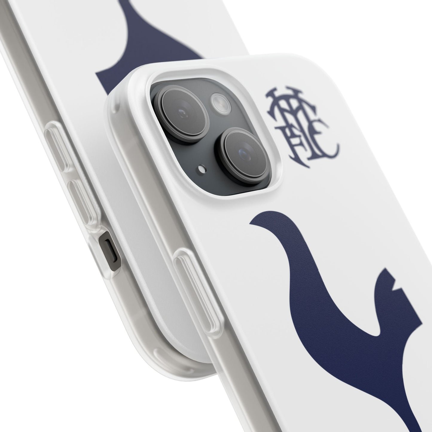 Tottenham Hotspur iPhone Flexi Case - iPhone 16, 15, 14, Plus/Pro/Pro Max - White