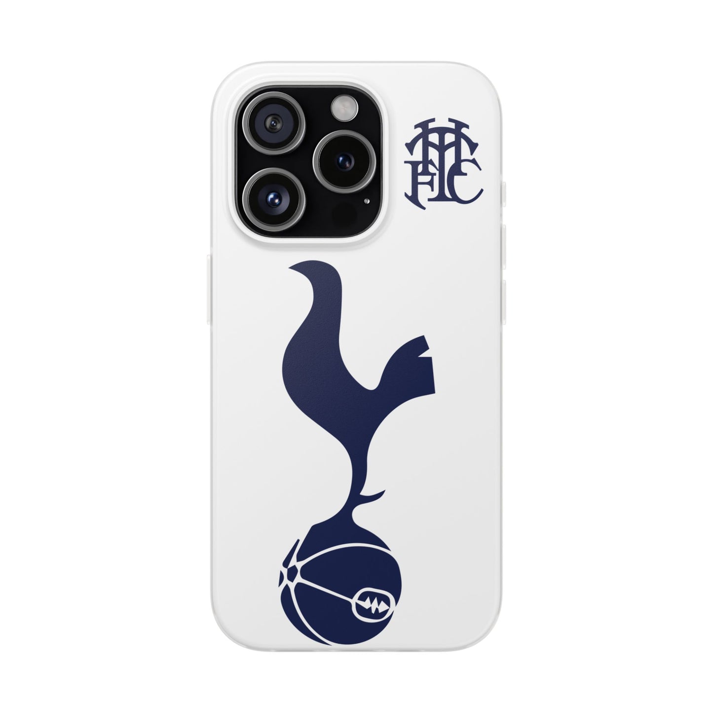 Tottenham Hotspur iPhone Flexi Case - iPhone 16, 15, 14, Plus/Pro/Pro Max - White