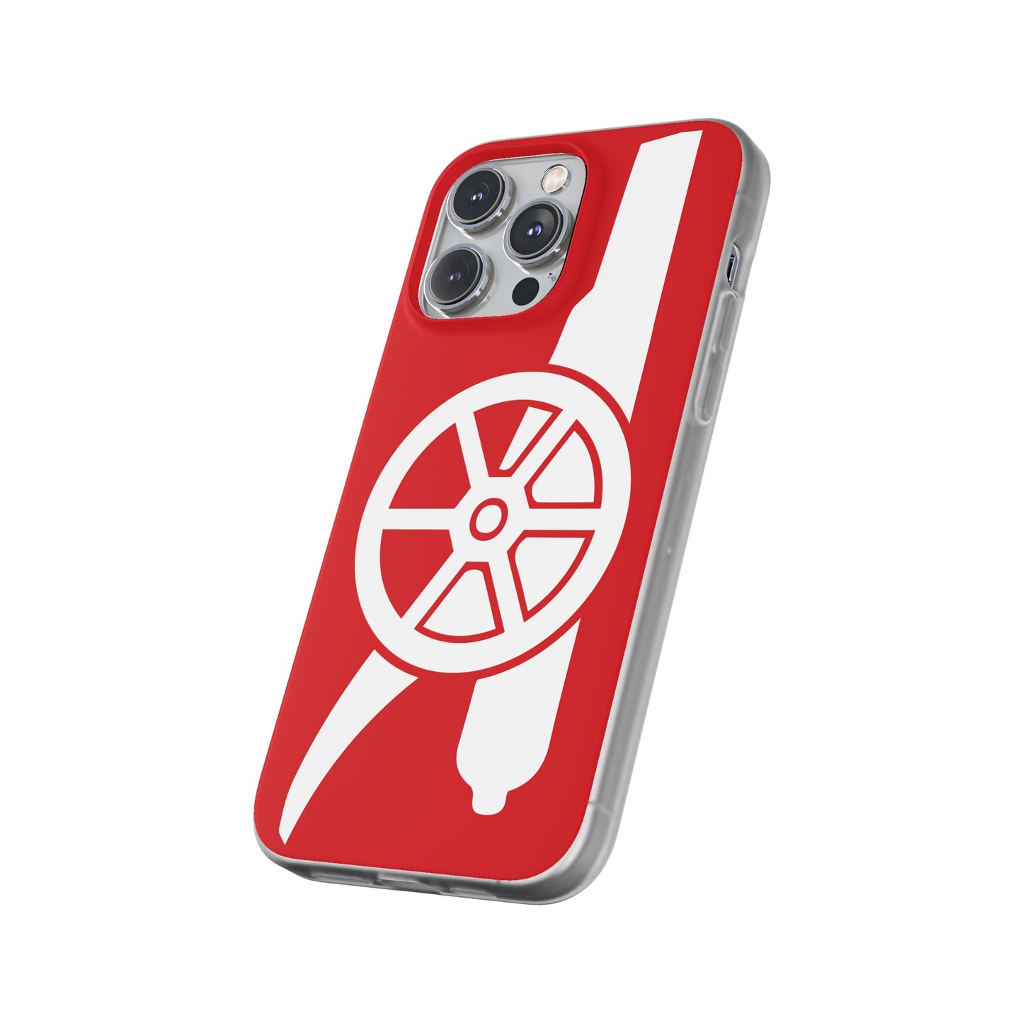 Arsenal Cannon Red iPhone Flexi Case - iPhone 16, 15, 14, Plus/Pro/Pro Max