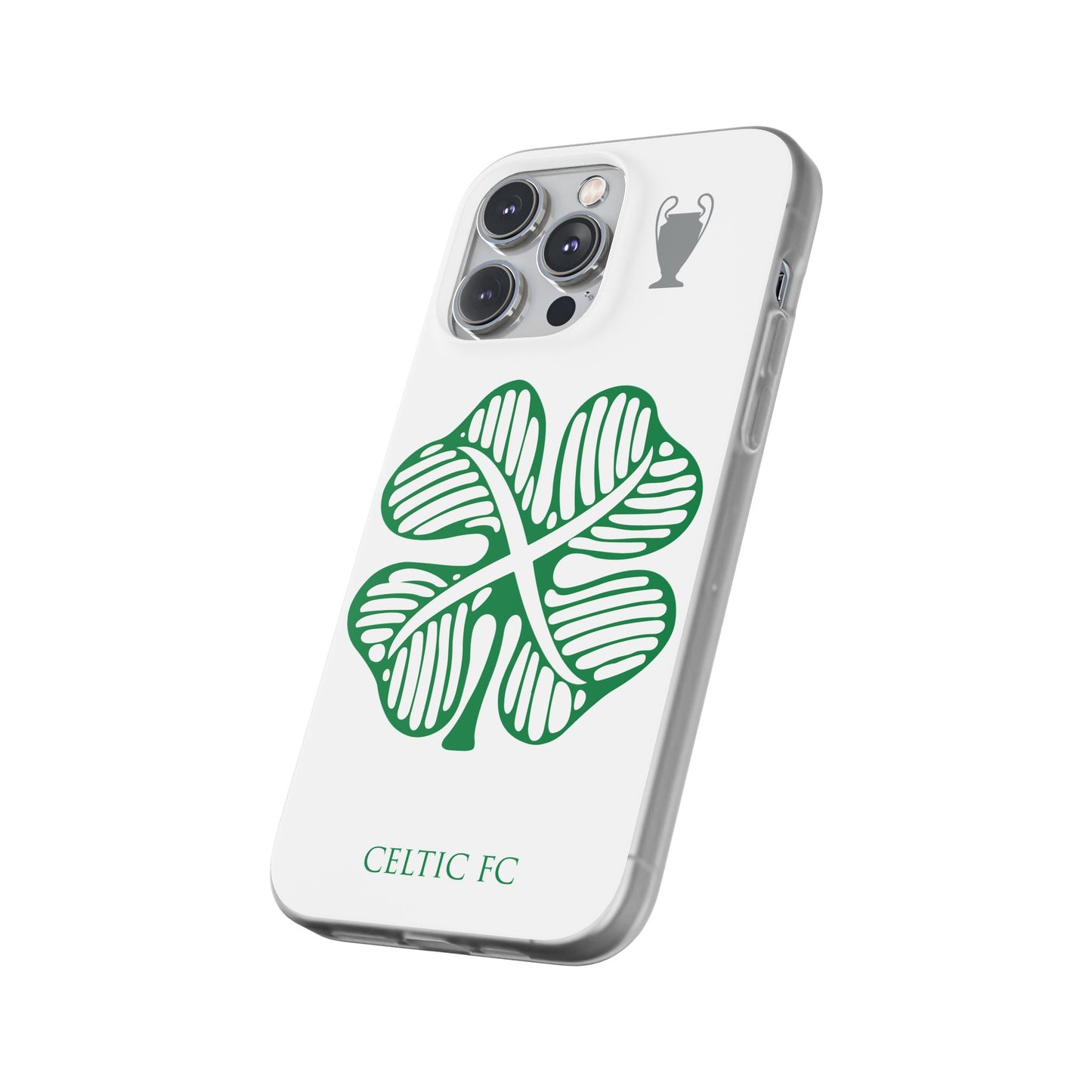 Celtic White iPhone Flexi Case - iPhone 16, 15, 14, Plus/Pro/pro Max