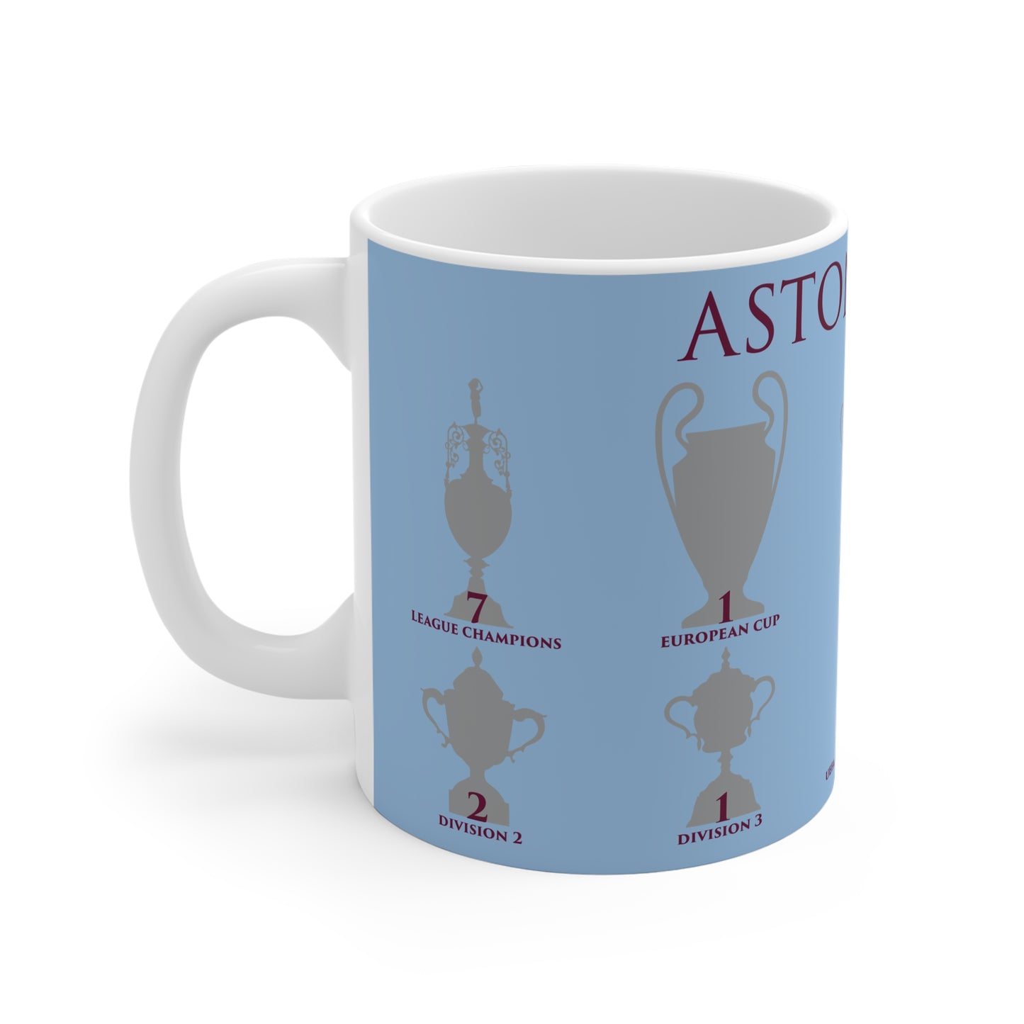 Aston Villa Trophies Mug - Blue