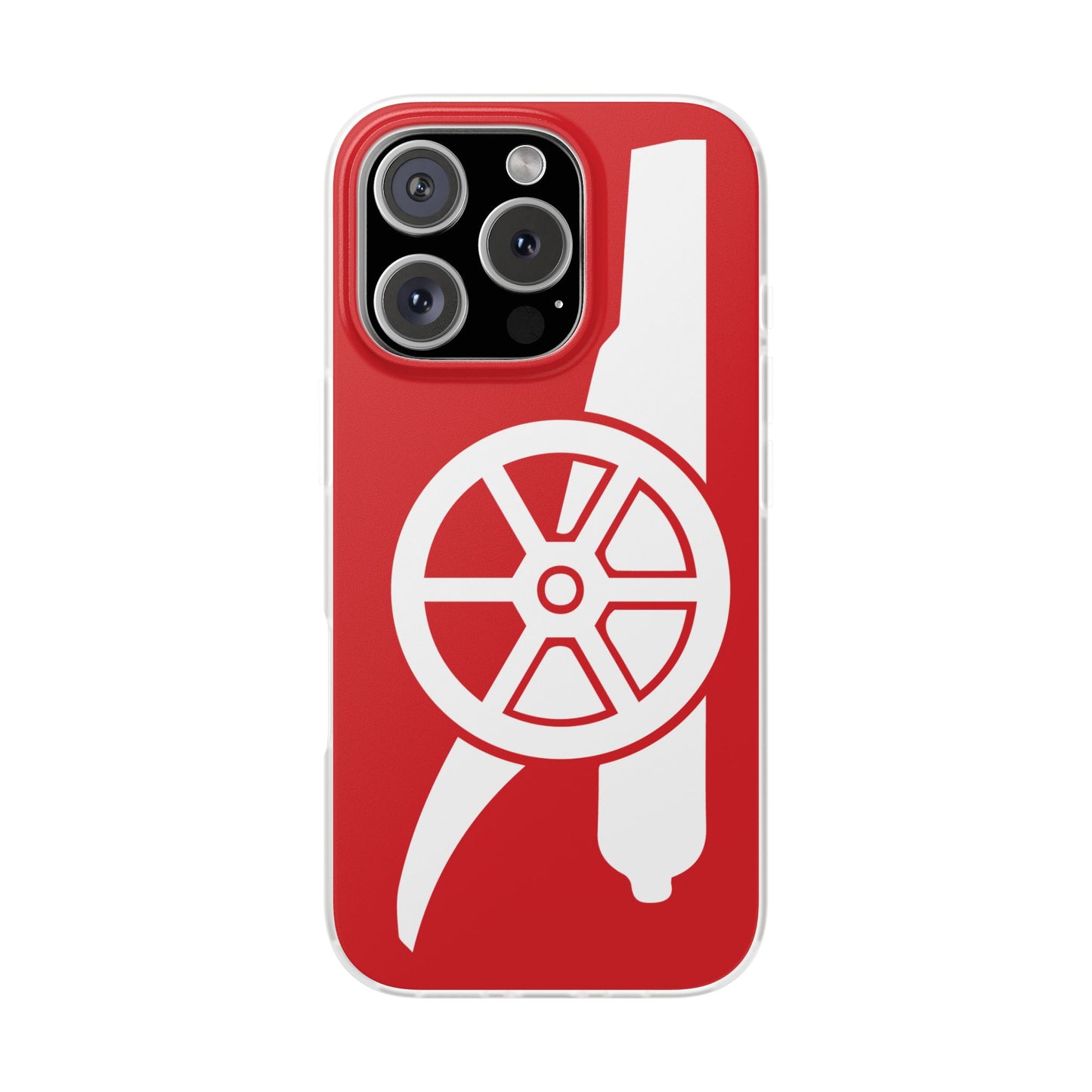 Arsenal Cannon Red iPhone Flexi Case - iPhone 16, 15, 14, Plus/Pro/Pro Max