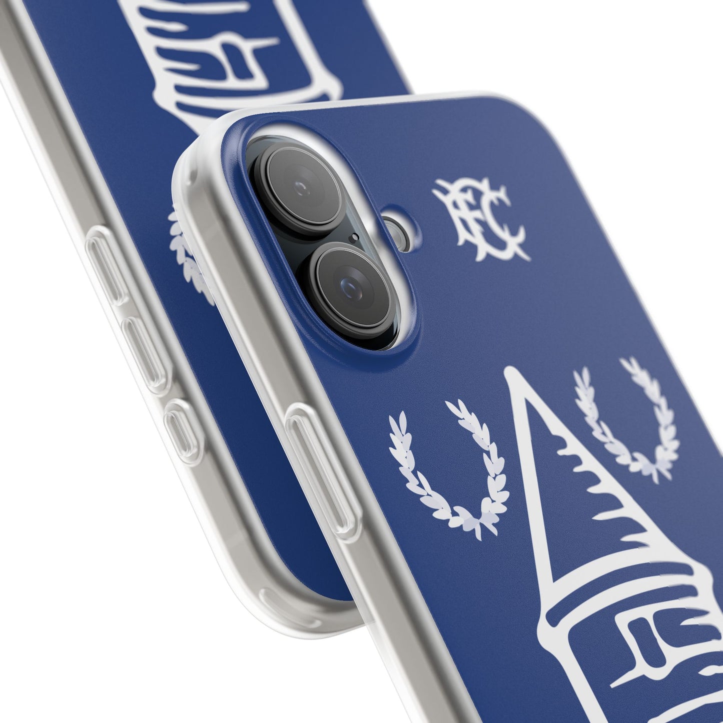 Everton Tower & Monogram Blue iPhone Flexi Case - iPhone 16, 15, 14, Plus/Pro/Pro Max