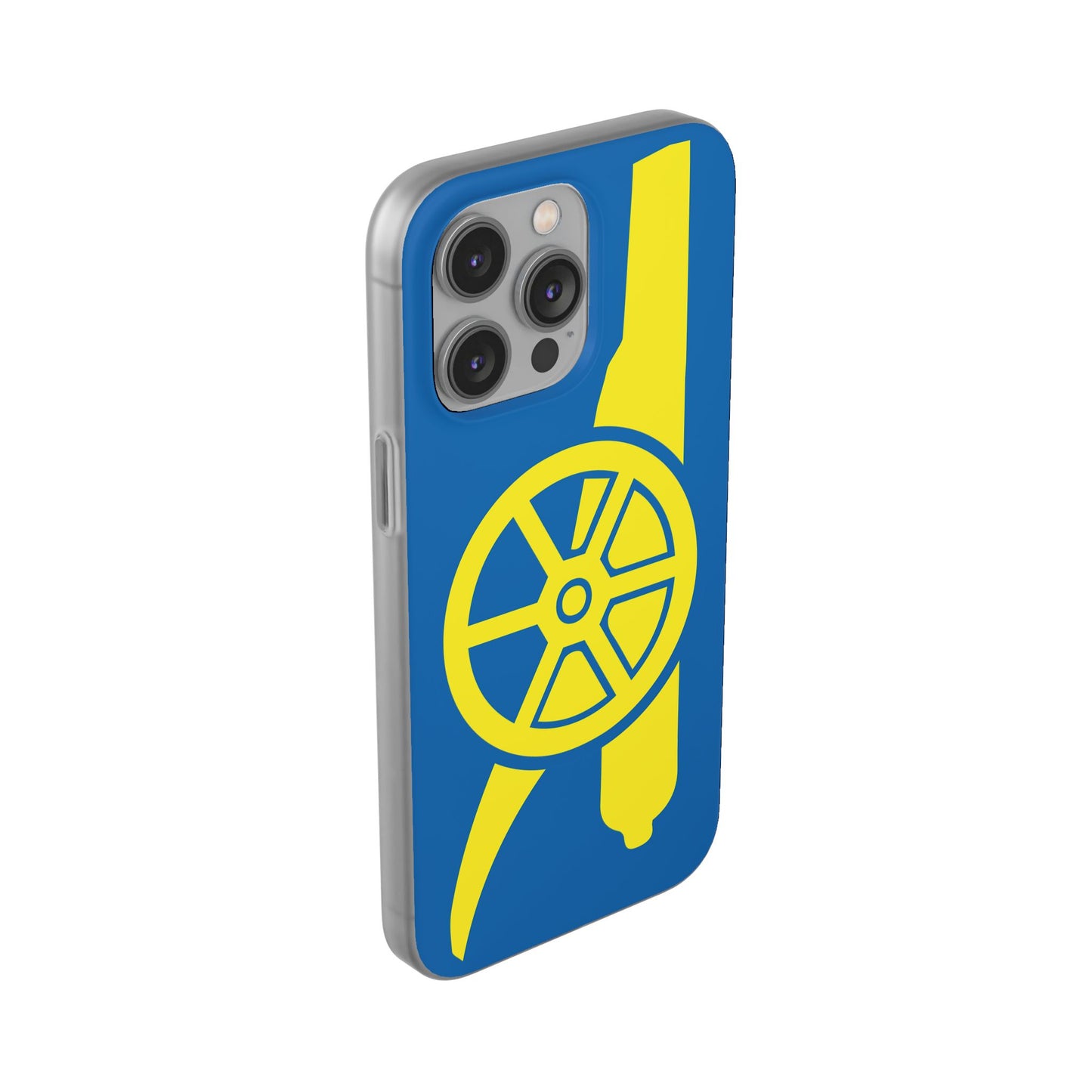 Arsenal Cannon Blue iPhone Flexi Case - iPhone 16, 15, 14, Plus/Pro/Pro Max