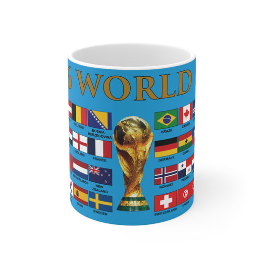 2026 Football World Cup Mug - Cyan