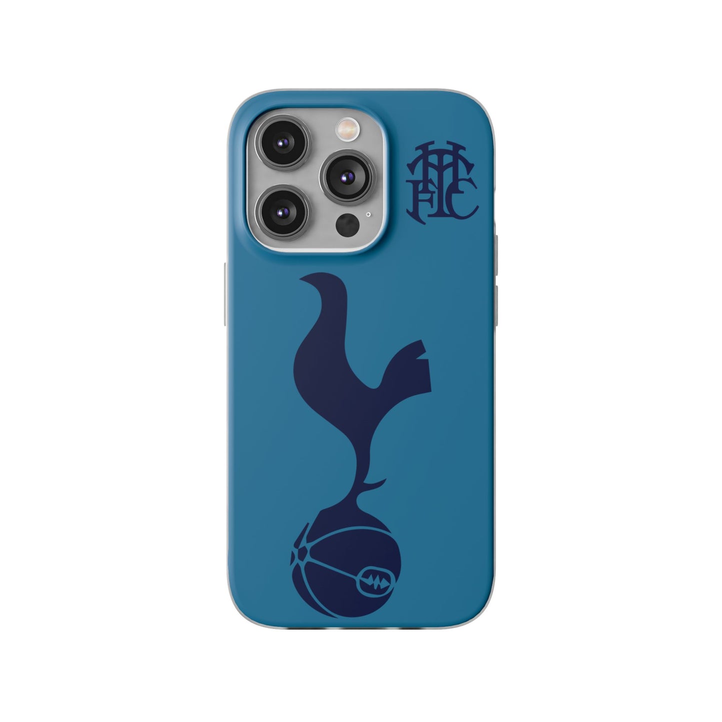 Tottenham Hotspur iPhone Flexi Case - iPhone 16, 15, 14, Plus/Pro/Pro Max - Cyan