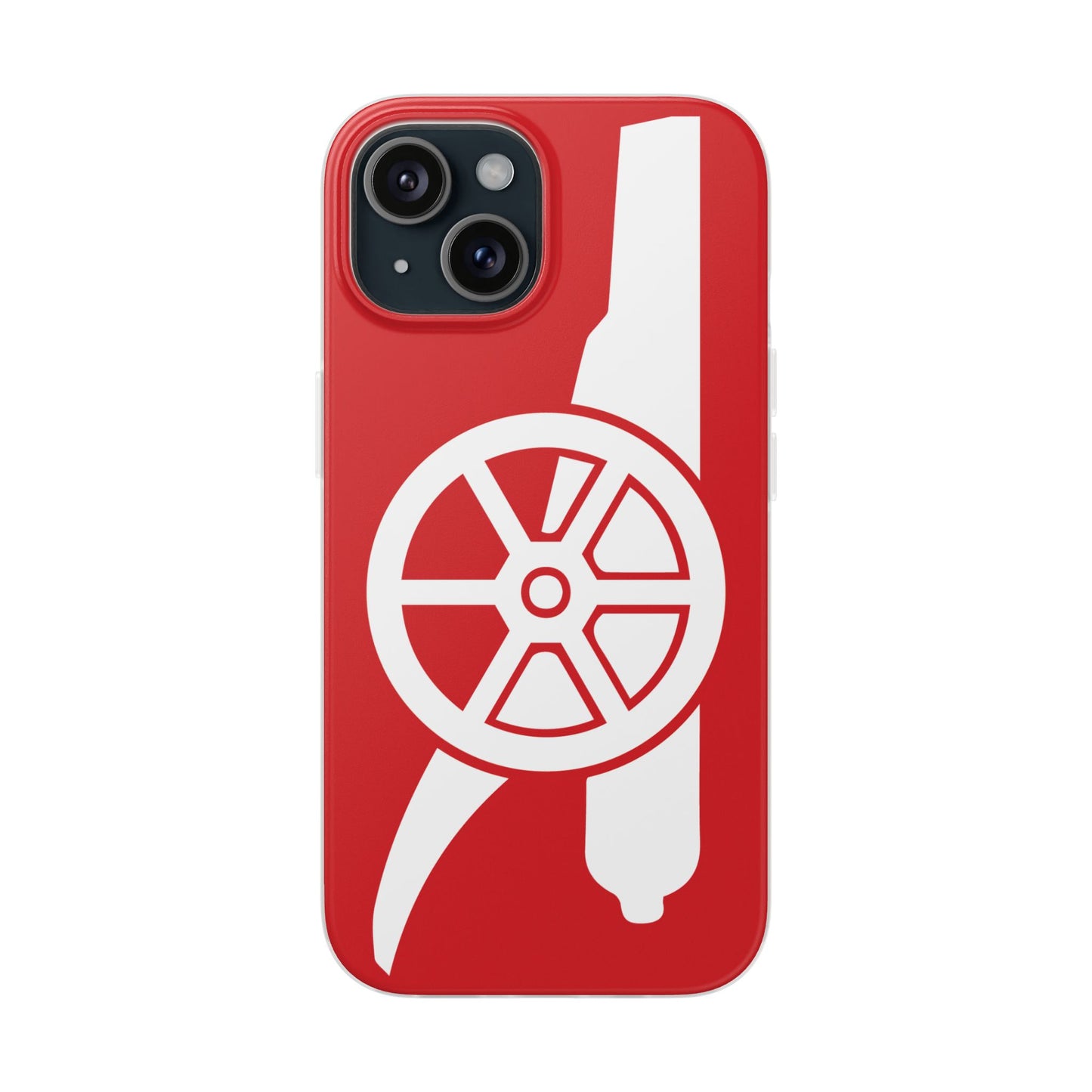 Arsenal Cannon Red iPhone Flexi Case - iPhone 16, 15, 14, Plus/Pro/Pro Max