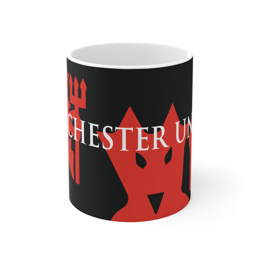 Manchester United Devil Mug - Black