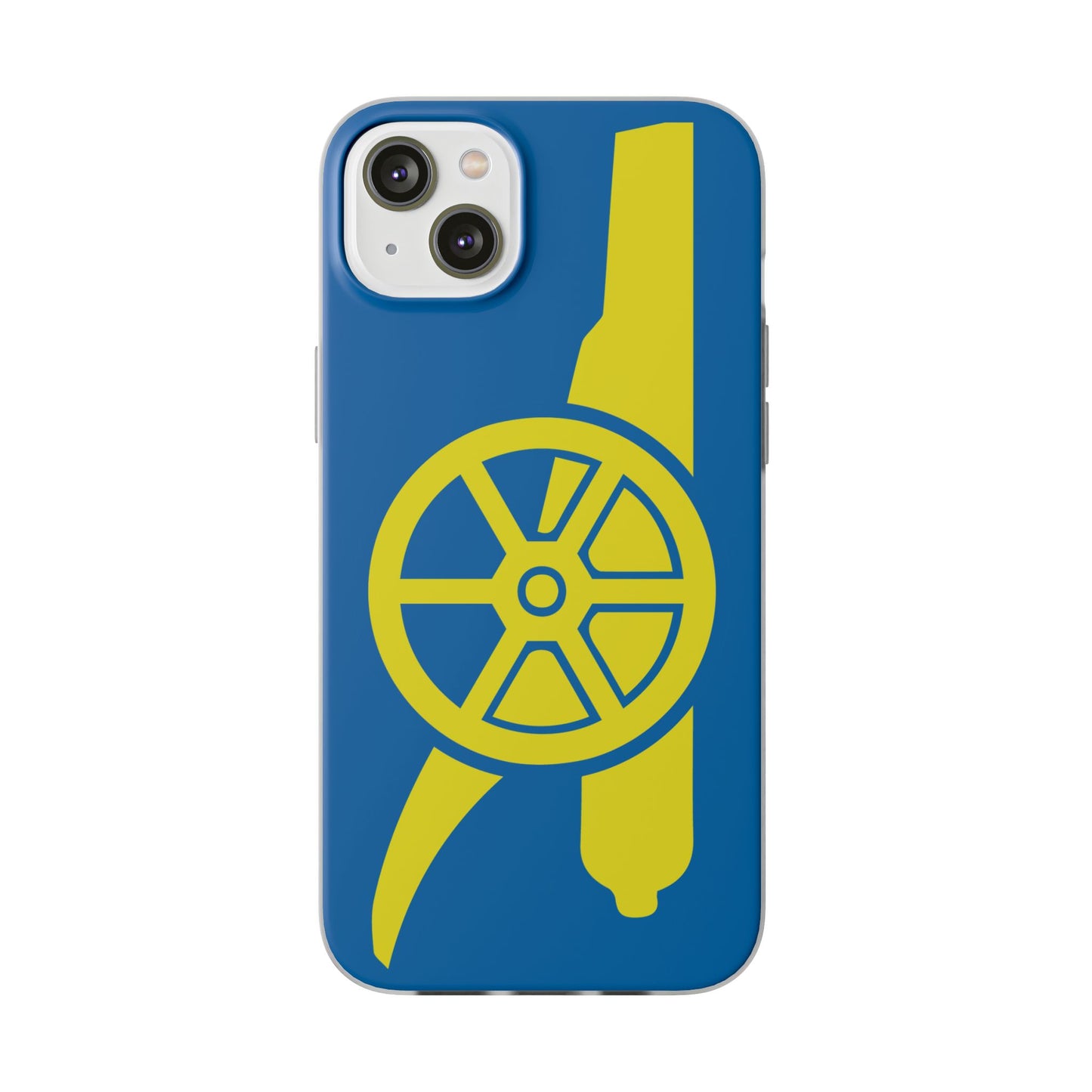 Arsenal Cannon Blue iPhone Flexi Case - iPhone 16, 15, 14, Plus/Pro/Pro Max