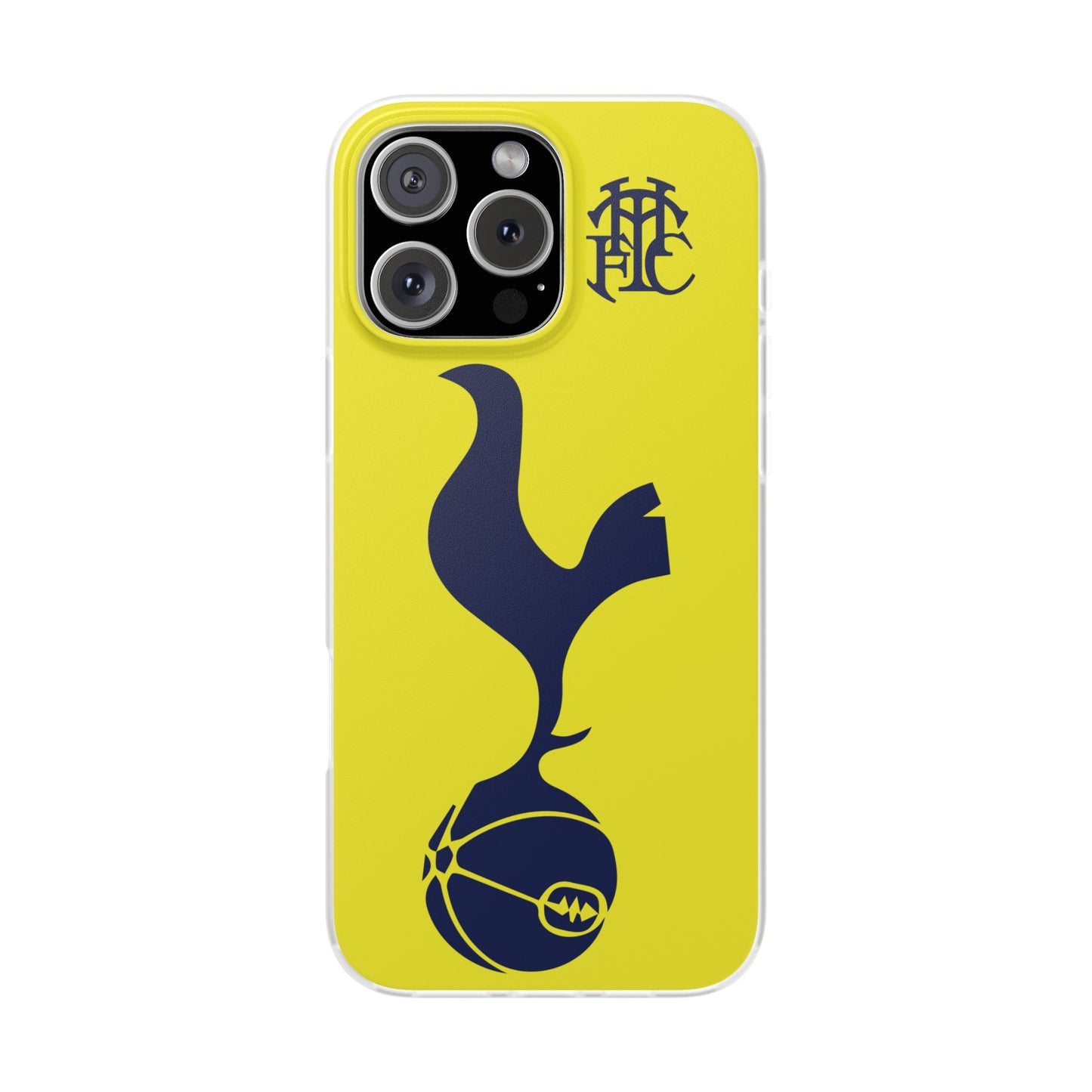 Tottenham Hotspur iPhone Flexi Case - iPhone 16, 15, 14, Plus/Pro/Pro Max - Yellow