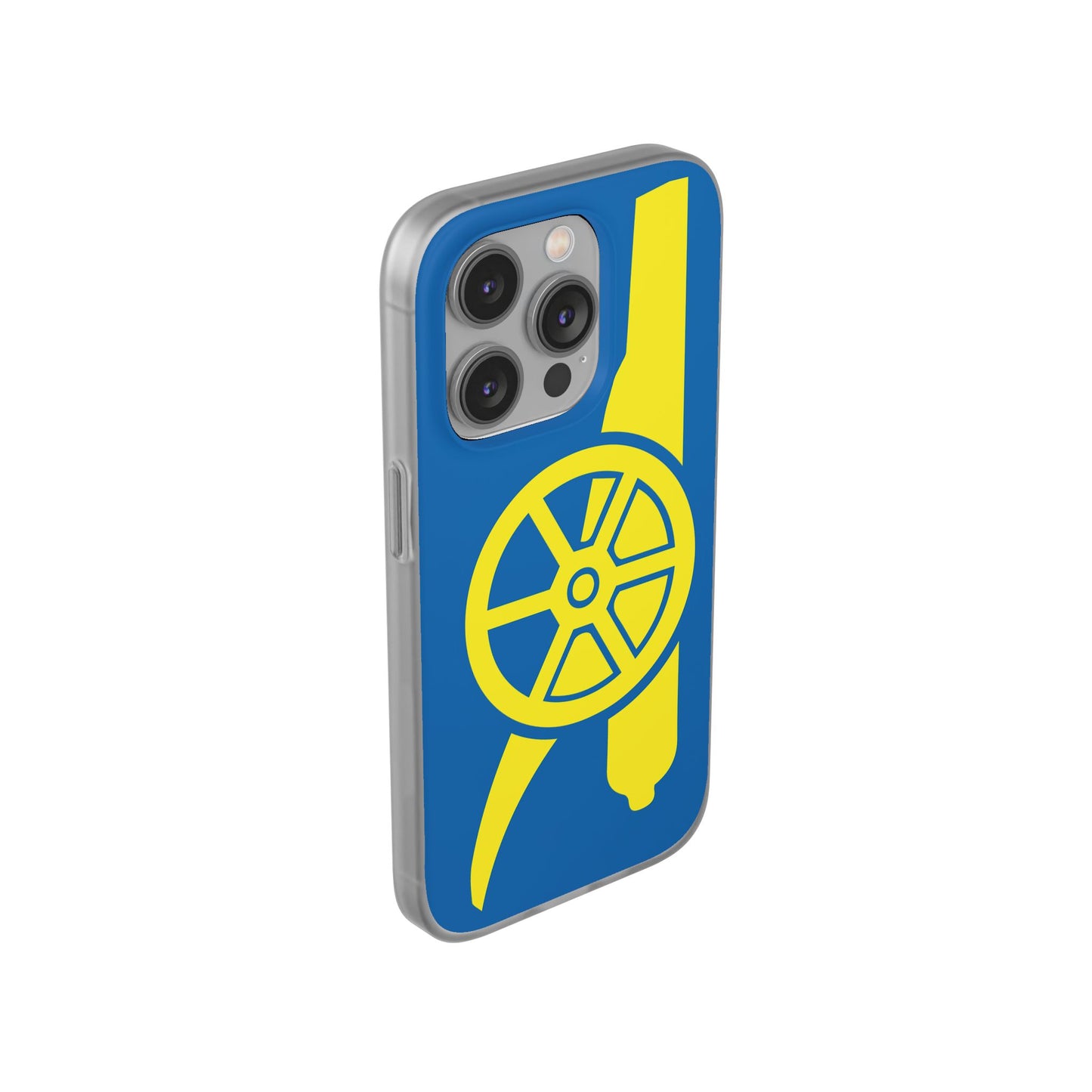 Arsenal Cannon Blue iPhone Flexi Case - iPhone 16, 15, 14, Plus/Pro/Pro Max