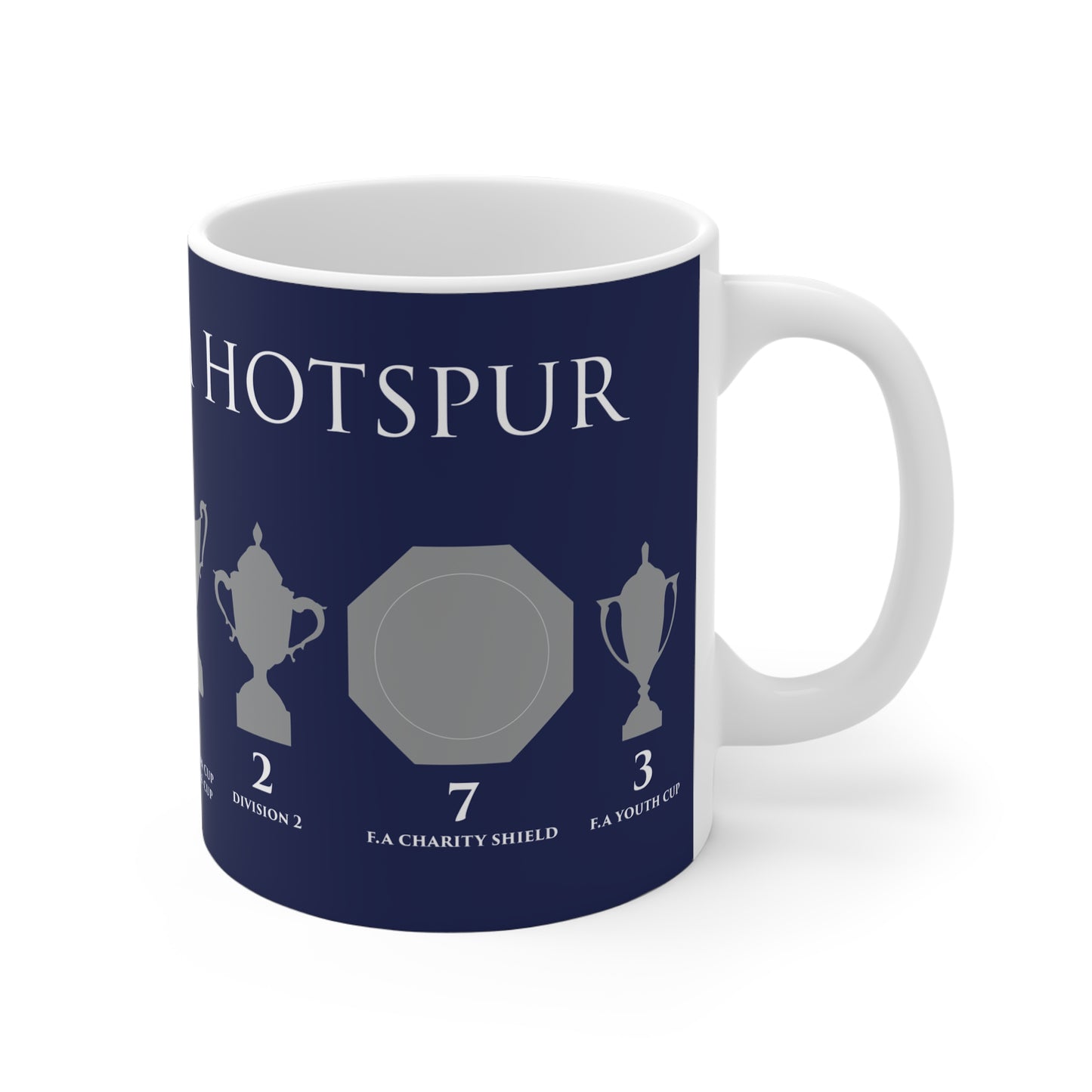 Tottenham Hotspur Trophies Mug - Blue