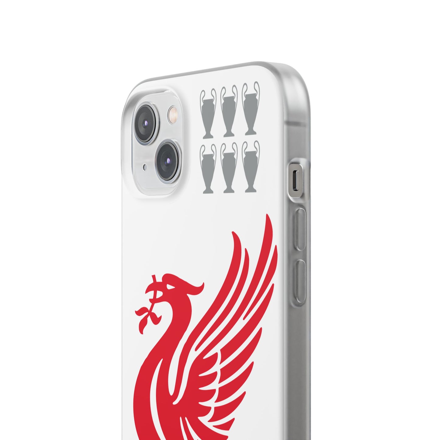 Liverpool White iPhone Flexi Case - iPhone 16, 15, 14, Plus/Pro/Pro Max