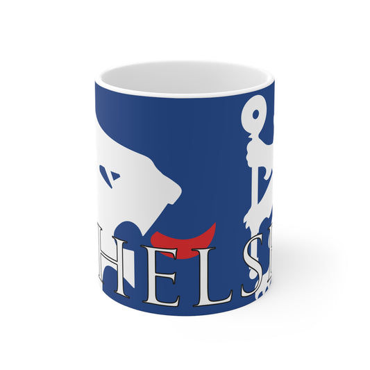 Chelsea Lion Mug - Blue